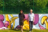 CHAOS COMPANY a DOSY DOSS realizovali streetartovou malbu na zdi v Černé
