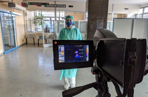 V Jihlavě zavedli elektronické třídění u vstupu do nemocnice 