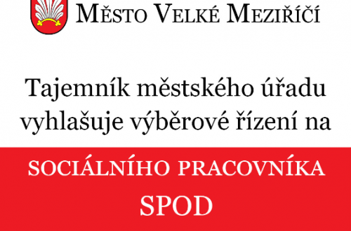 Městský úřad hledá sociálního pracovníka