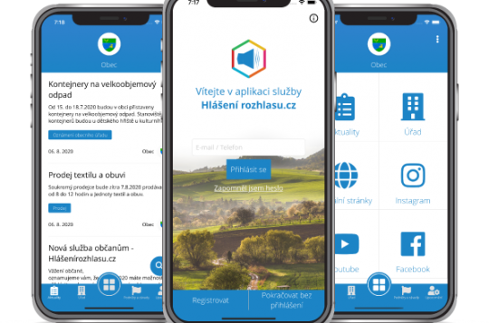 Město spouští mobilní aplikaci Hlášenírozhlasu.cz