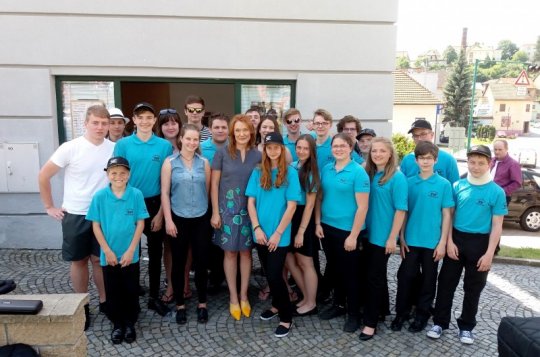 Taneční orchestr vystoupil v rámci ZUŠ Open v Bystřici