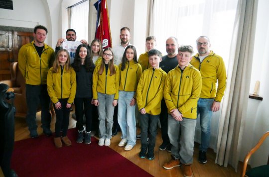 Starosta přijal účastníky olympiády