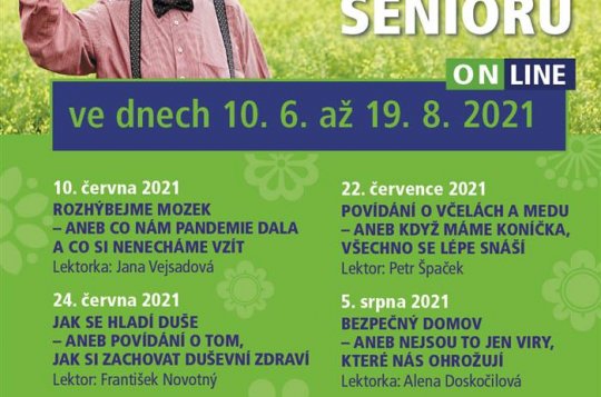 Letní škola seniorů se vrací v online podobě