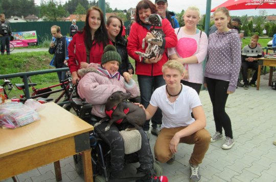 Podpořili boccistku Míšu Zdráhalovou