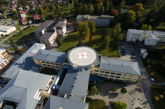 Hlavní vstup do novoměstské nemocnice bude až do května uzavřený