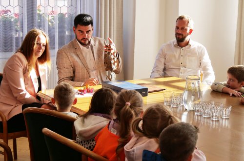 Děti z mateřské školy navštívily starostu