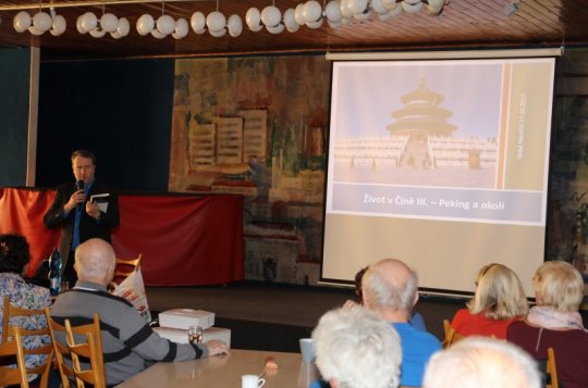 O životě v Číně přednášel Petr Dohnal