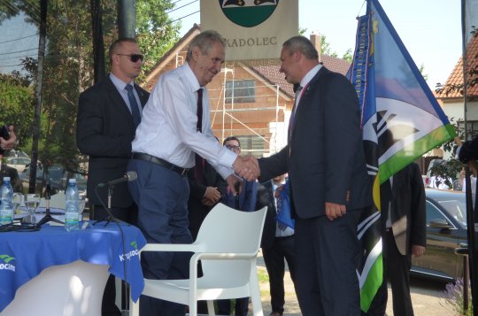 Prezidentova návštěva Kadolce přinese nově umístění moravské orlice na oficiální českou letku