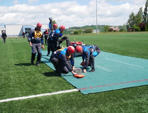Hasičské soutěže se účastnily i týmy ze zahraničí
