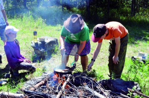 Táborníci u Nového Kanclíře zažili zlatou horečku