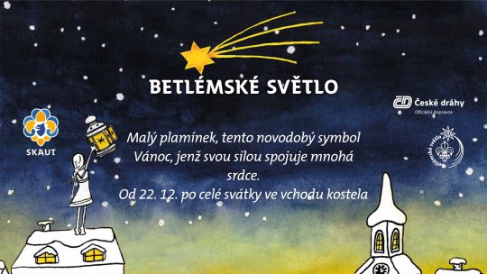 Přijďte si pro Betlémské světlo