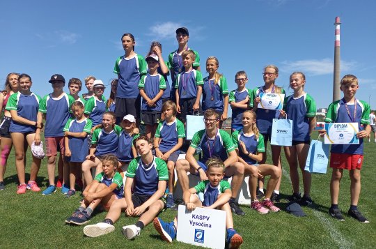 Přivezli jsme si bronzovou medaili z republikového finále atletického čtyřboje