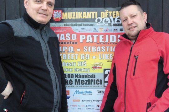 Muzikanti dětem za devět ročníků předali víc jak milion korun