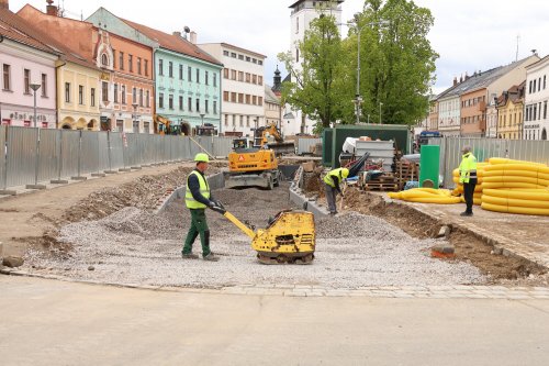 Náměstí bude uzavřeno kvůli frézování vozovky