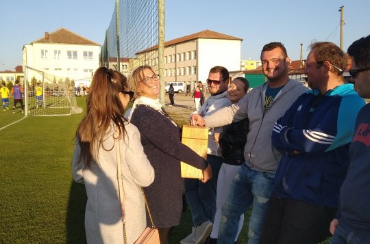 Křižanovští fotbalisté předali nemocnici více než třicet tisíc korun