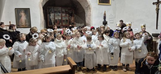 Vánoční besídka v kostele