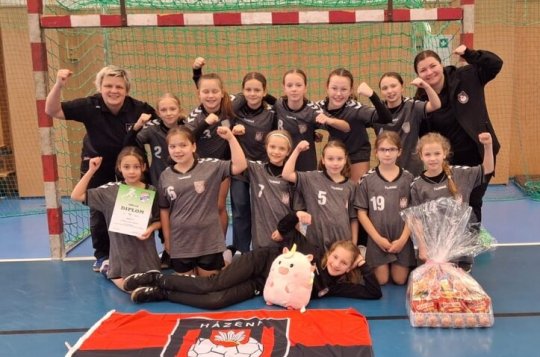 Minižákyně ve Veselí nad Moravou předváděly skvělou házenou