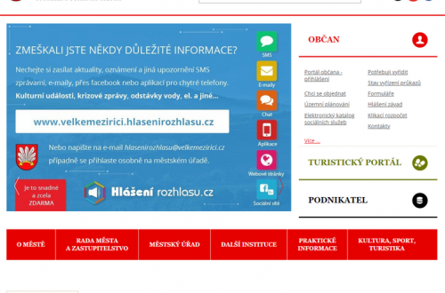 Zlatý erb: Web města občanům nabízí užitečné služby