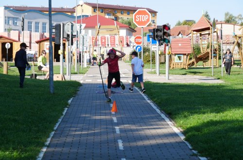 Děti po škole soutěžily na dopravním hřišti