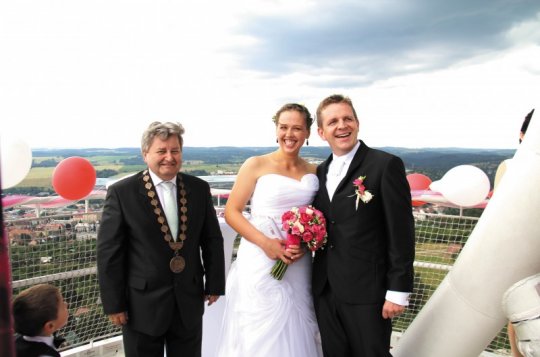 Na rozhledně proběhla první svatba