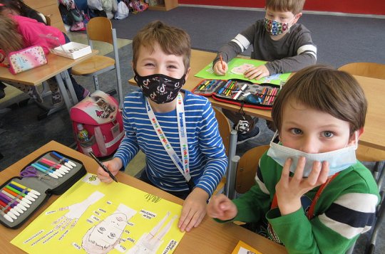 Prvňáčky na modré škole učí ke zdraví