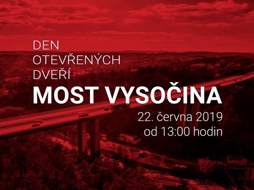 V sobotu proběhne den otevřených dveří mostu Vysočina