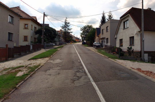 Třebíčská ulice se chystá na opravu
