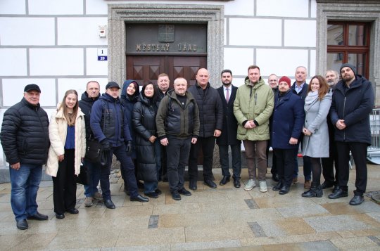 Máte štěstí, že můžete plánovat budoucnost. Ukrajinští starostové navštívili Meziříčí