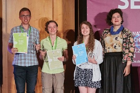 Sarah Ouřeníčková získala 2. místo v mezinárodním kole Olympiády v německém jazyce