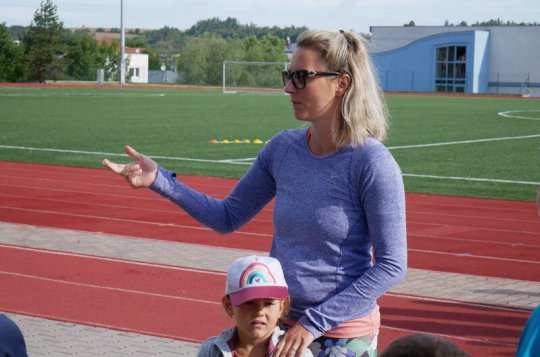 Kemp vítězů: Děti trénují s Denisou Helceletovou