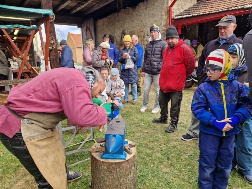 Modrý statek obsadili beránci a kraslice