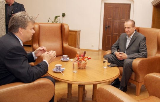 Radnici navštívil poslanec Kaňkovský