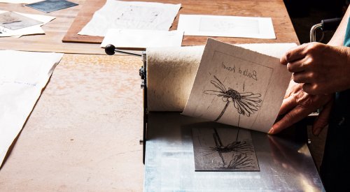 Za grafikou na Ostrůvek