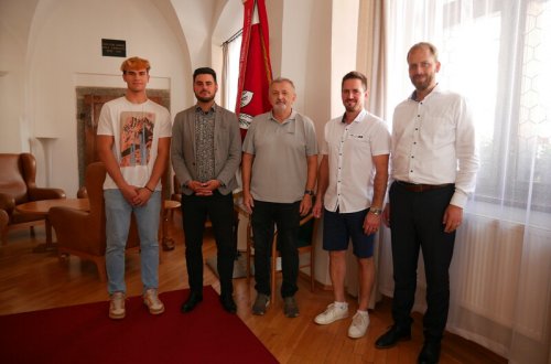 Starosta přijal úspěšné volejbalisty