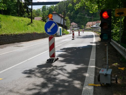 Ze semaforu u Motorpalu zmizel akumulátor