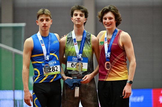 Halová atletická sezona přinesla národní rekord a republikové tituly 