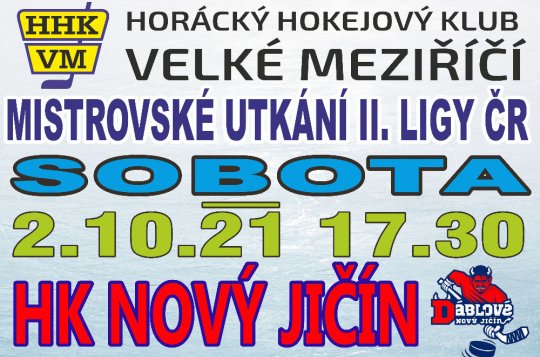 Velkomeziříčští hokejisté prohráli první okresní derby se žďárskými Plameny