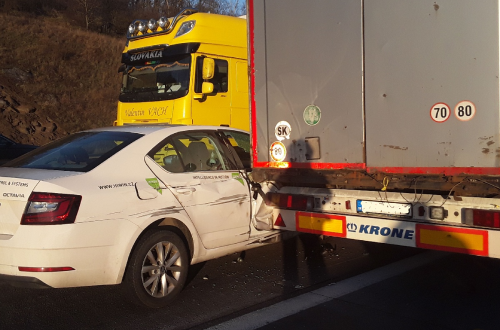 Nehoda omezila provoz na dálnici D1