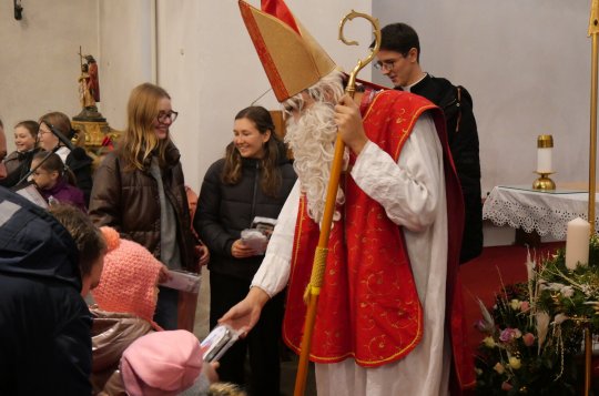 Kostel navštívil osobně jeho patron