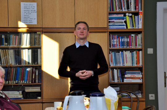 V Husově domě proběhlo dopoledne s Danielem Bartoněm