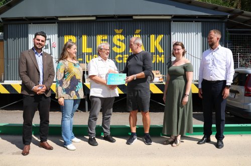 Blešák vydělal pro ekocentrum 124 300 korun