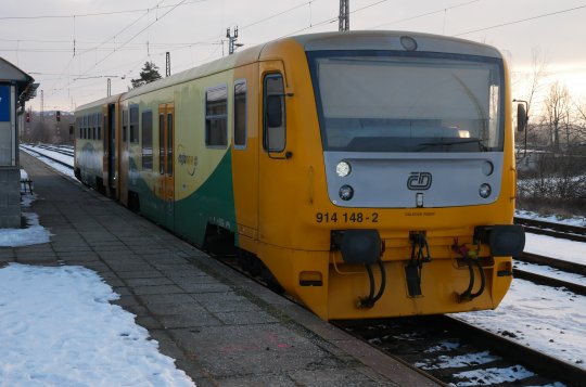 V únoru dojde k drobné změně jízdního řádu na trati Křižanov - Velké Meziříčí