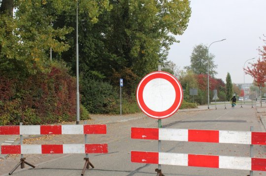Uzavírka silnice na Nové Dvory