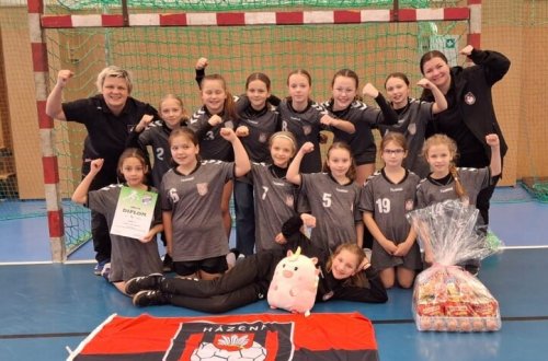 Minižákyně ve Veselí nad Moravou předváděly skvělou házenou