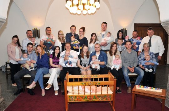 Starosta přivítal nové občánky narozené v zimě