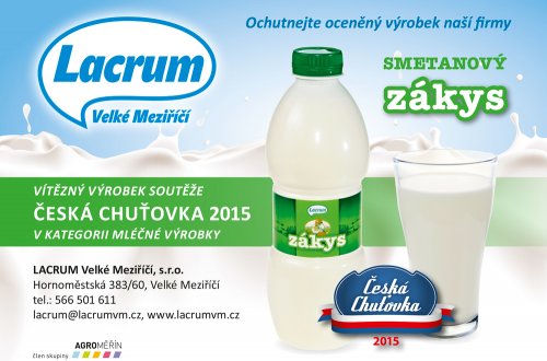 Značku Regionální potravina získal citronový řez a smetanový zákys