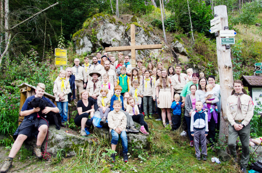 Skauti obnovili kříž