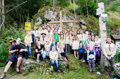 Skauti obnovili kříž