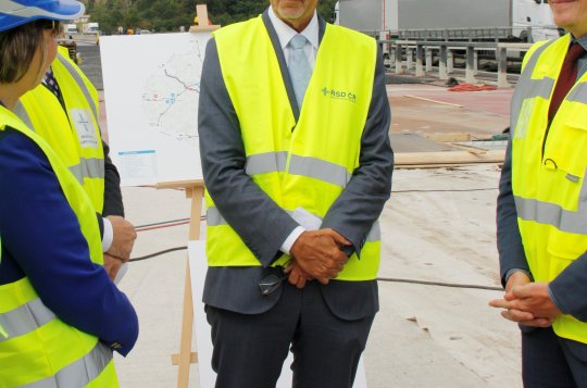 Premiér Babiš navštívil most Vysočina