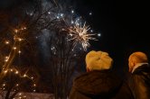 Nový rok lidé přivítali ohňostrojem